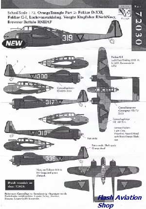 Image not found :Fokker G-1, Fokker D.XXI, LVA, Buffalo RNEIAF
