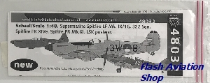Image not found :RAF/LSK Spitfire Mk.IX/16, 322 squadon, LSK Spitfire Postwar 3W Code, Spitfire FR.XIVe, Spitfire PR.MK.XI