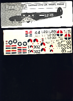 Image not found :Lockheed 12 & 212 LSK, RNEIAF/ML-KNIL, RNMFS