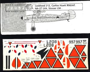 Image not found :Curtiss Hawk RNEIAF/ML-KNIL, Lockheed 212 RNEIAF/ML-KNIL, NA-27 LVA, Stosser LSK