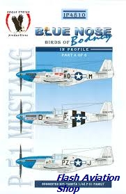 Image not found :Blue Nose Bastards of Bodney (P-51) part 4; Lambie II, Flying Scott, Vicious Virgie, Hot Stuff