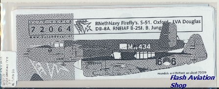 Image not found :RNethNavy Firefly's, S-51, Oxford, LVA Douglas DB-8A, B-25J Mitchell