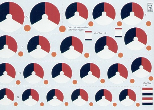 Image not found :Nederlandse/Dutch Military Roundels 1934 - current (two sheets)