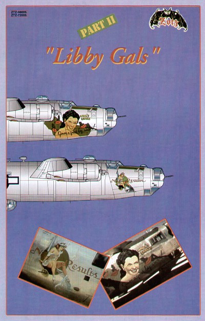Image not found :Libby Gals Part 2, 1/72 B-24's with sexy noseart