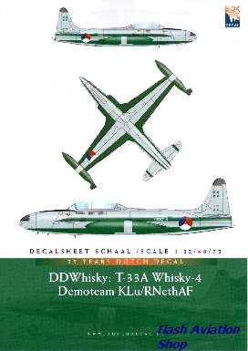 Image not found :T-33 'T-bird'; Whisky 4 Demo Team T-33A 1/32, 1/48 and 1/72 scale