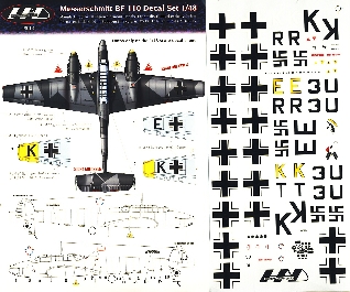 Image not found :Bf.110 Decal Set