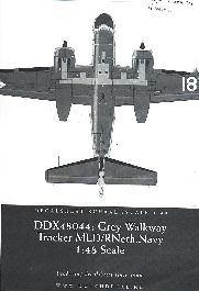 Image not found :Grumman Tracker Walkway in light gull grey and some artwork for Trackers 153 and 181