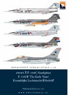 Image not found :F/TF-104G Starfighter & F-16A/B KLu 'the early years'