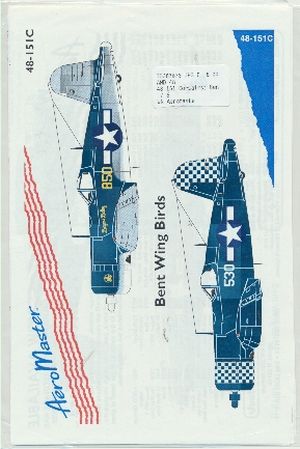 Image not found :Corsairs; Bent Wing Birds