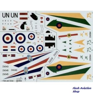 Image not found :Panavia Tornado GR.1 Sea King Gloster Meteor (4) GR.1 ZA543 545 or 556 TWCU display ZA564 27 Squadron 75th Anni. display Sea King