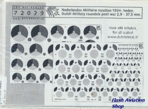 Image not found :Dutch Roundels/Nederlandse rozetten, ook voor 1/32, 1/144 en 1/48 schaal (with loose orange dot)