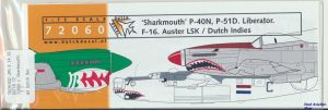 Image not found :Sharkmouth; P-51, P-40N, Liberator, F-16 & Auster Dutch East Indies (second edition)