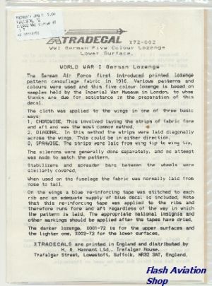 Image not found :WWI German five-colors 'Lozenge' camouflagepatern
