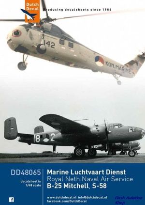 Image not found :Marine Luchtvaart Dienst B-25 Mitchell, S.58 (UH-34)