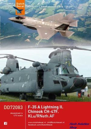 Image not found :CH-47F Chinook and Lockheed F-35 Lightning II, KLu / RNethAF