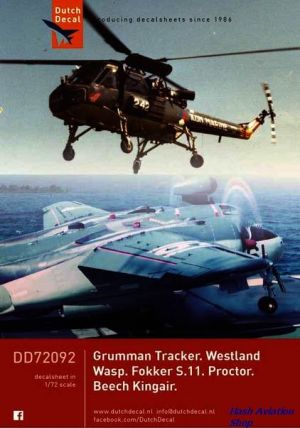Image not found :Grumman Tracker, Westland Wasp, Fokker S-11, Beech Kingair, Proctor