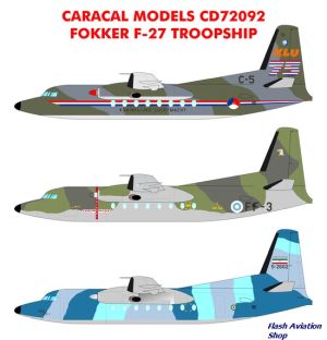 Image not found :Fokker F-27 Troopship,