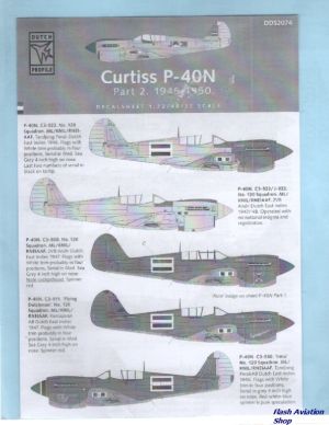 Image not found :Curtiss P-40N, 1/72, 1/48 and 1/32 scale