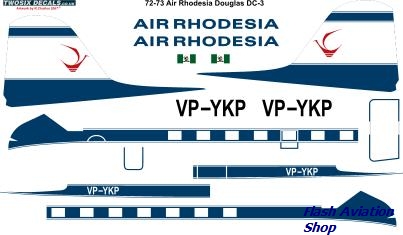 Image not found :Douglas DC-3 (Air Rhodesia)