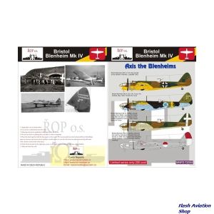 Image not found :Bristol Blenheim MKIV: Blenheims in Axis Service