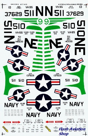 Image not found :AD-6 (Skyraider) VA-65 & AD-7 VA-95