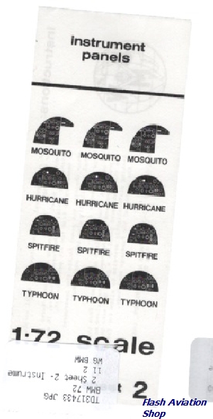 Image not found :Sheet 2- Instrument Panels (RAF)