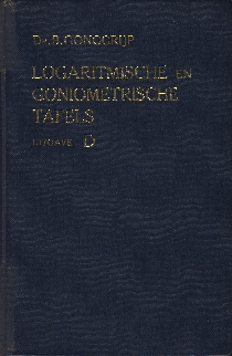 Image not found :Logaritmische en Goniometrische Tafels, Uitgave D