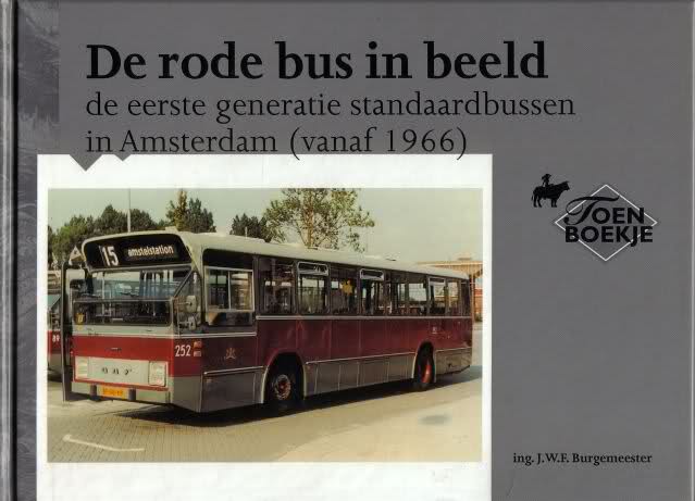Image not found :Rode Bus in Beeld, de Eerste Generatie standaardbussen in Amsterda