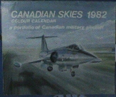 Image not found :Canadian Skies 1982, Colour Calendar