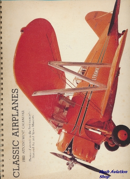 Image not found :Classic Airplanes, 1983 Appointment Calender (used)