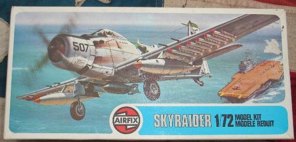 Image not found :(Douglas A-1J) Skyraider (white box, blue logo)