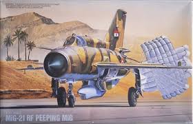 Image not found :H-25  MiG-21RF Peeping MiG