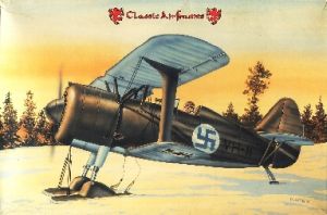 Image not found :Polikarpov I-152 with skis