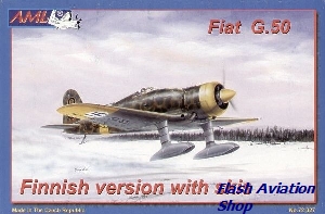 Image not found :Fiat G.50 Finnish version with skies
