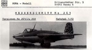 Image not found :Messerschmidt 263 / Ju.248 (no box version)