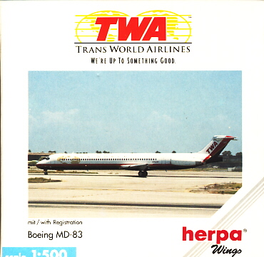 Image not found :MD-83, TWA