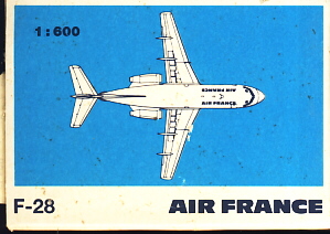 Image not found :Fokker F.28, Air France
