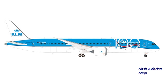 Image not found :Boeing 787-10 D. KLM 100th Anniversary (NL) (wheels broken off)