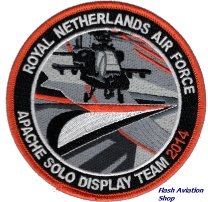 Image not found :Roal Netherlands Air Force, Apache Solo Dispay Team 2014