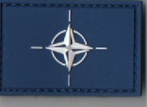 Image not found :NATO EMBLEEM KLEIN (BLAUW)