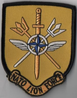 Image not found :NATO LION FORCE (MEERKLEURIG)