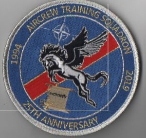 Image not found :AIRCREW TRAINING SQUADRON 1994 2019 25TH ANNIVERSARY (MEERKLEURIG)