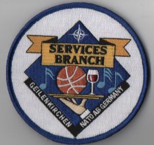 Image not found :SERVICES BRANCH GEILENKIRCHEN NATO AB GERMANY (MEERKLEURIG)