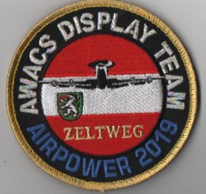 Image not found :AWACS DISPLAY TEAM ZELTWEG AIRPOWER 2019 (MEERKLEURIG)