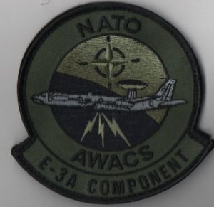 Image not found :NATO AWACS E-3A COMPONENT (LEGERGROEN/ZWART)