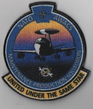 Image not found :NATO AWACS MAINTENANCE PRODUCTION SQUADRON UNITED UNDER THE (MEERKL