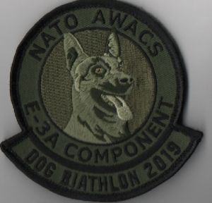 Image not found :NATO AWACS E-3A COMPONENT DOG BIATHLON 2019 (LEGERGROEN/GROEN)