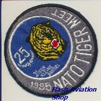 Image not found :31 Sqn Kleine Brogel, 25 1985 NATO Tiger Meet