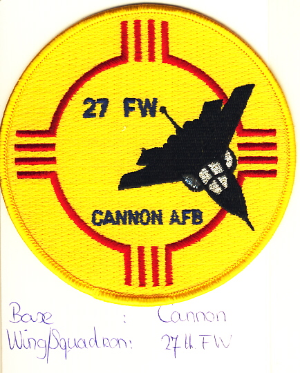 Image not found :27 FW Cannon AFB