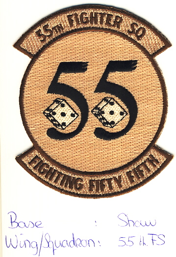Image not found :55th Fighter SQ, Fighting Fifty Fifth (Desert, Black5)